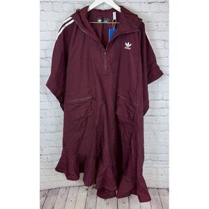 NWT ADIDAS J KOO Women’s Size Small Burgundy Poncho $150.00